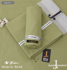 2-Piece Unstitched Luxury Wash & Wear Shalwar and Kameez for Men's (Winter Collection)