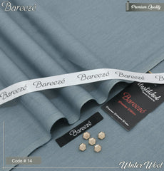 2-Piece Unstitched Wool Shalwar Kameez for Men's (Men's Winter Clothing)