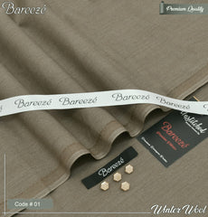 2-Piece Unstitched Wool Shalwar Kameez for Men's (Men's Winter Clothing)